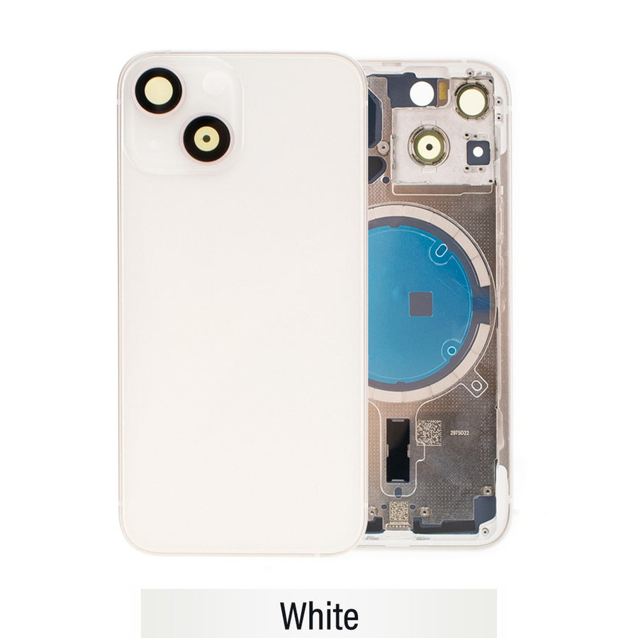 Rear Housing for iPhone 13 mini (NO LOGO)-White