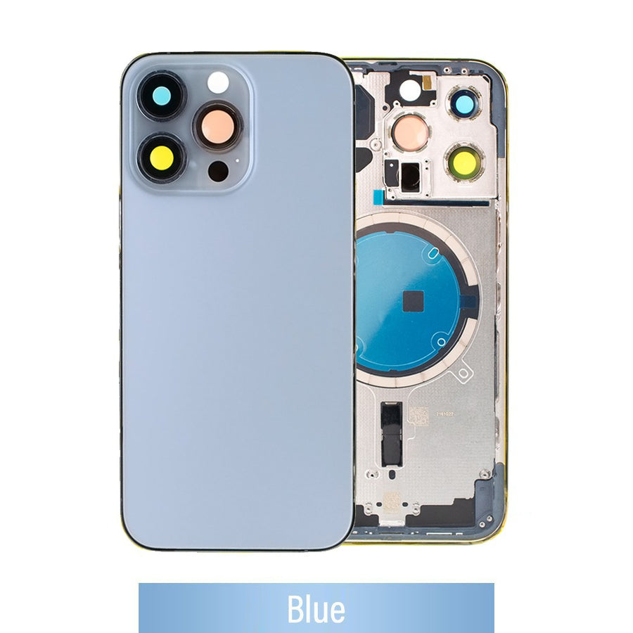 Rear Housing for iPhone 13 Pro (NO LOGO)-Blue