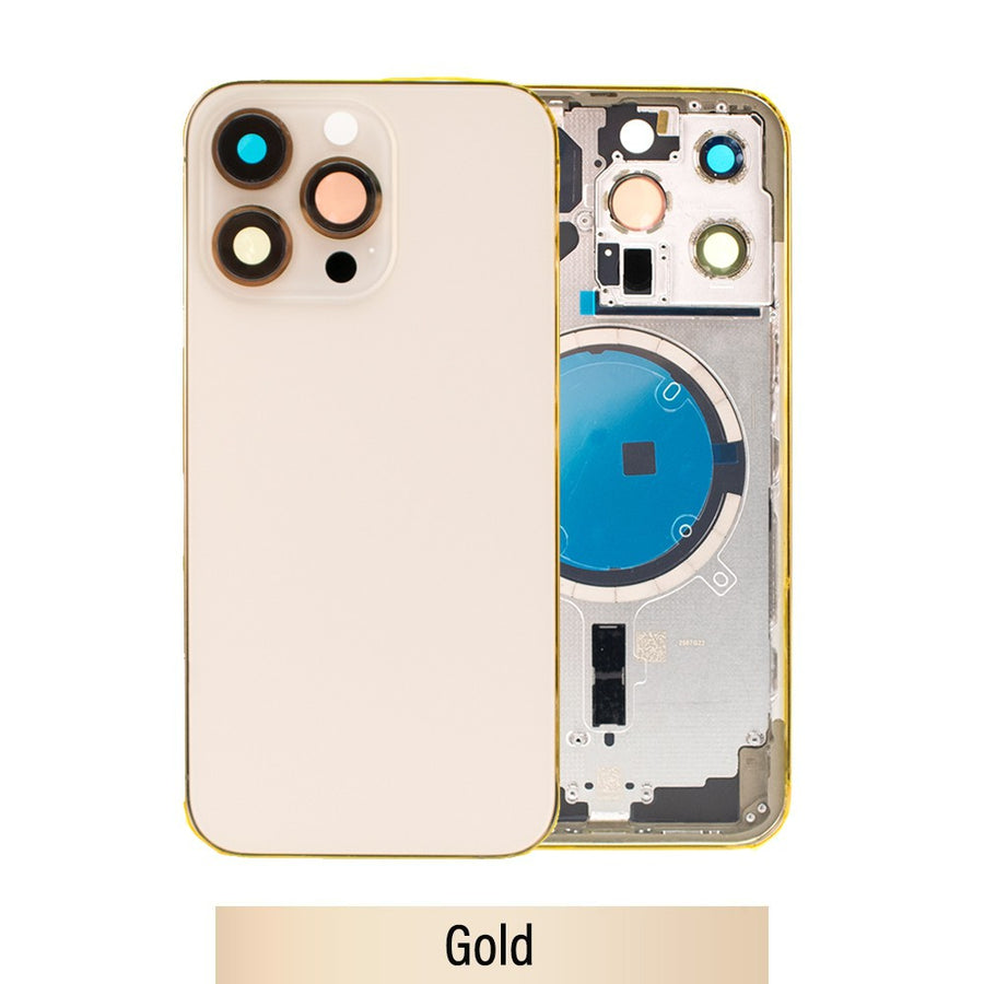 Rear Housing for iPhone 13 Pro (NO LOGO)-Gold