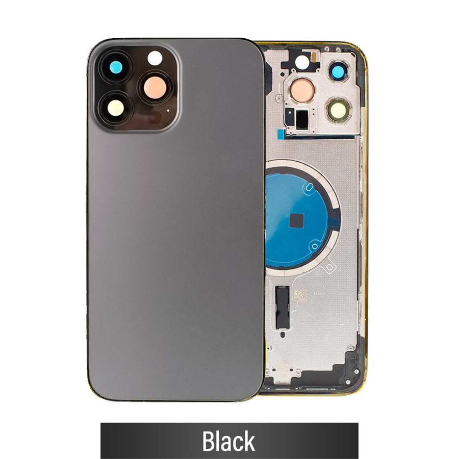 Rear Housing for iPhone 13 Pro Max (NO LOGO)-Black