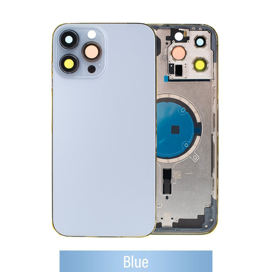 Rear Housing for iPhone 13 Pro Max (NO LOGO)-Blue