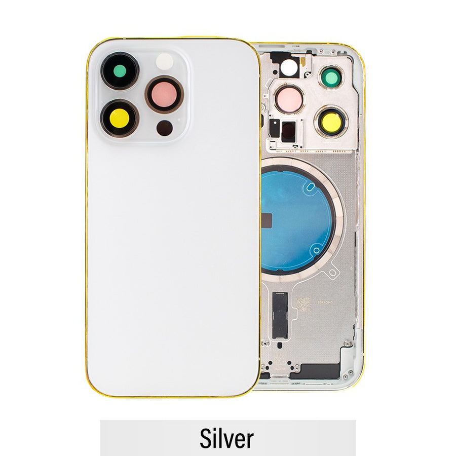 Rear Housing for iPhone 14 Pro (NO LOGO)-Silver