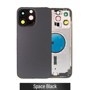 Rear Housing for iPhone 14 Pro Max (NO LOGO)-Space Black