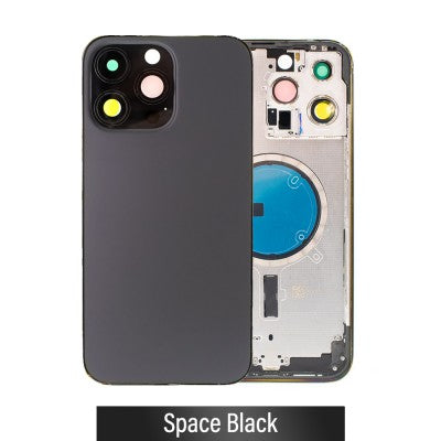 Rear Housing for iPhone 14 Pro Max (NO LOGO)-Space Black