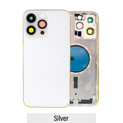 Rear Housing for iPhone 14 Pro Max (NO LOGO)-Silver