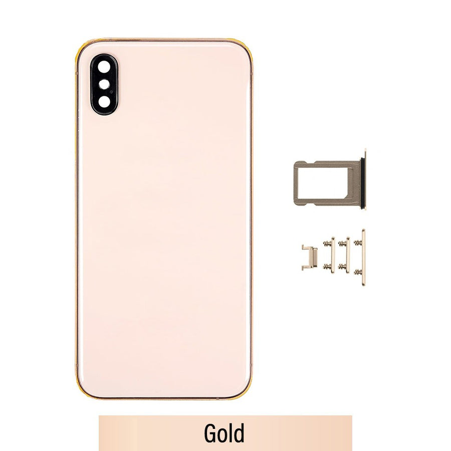 Rear Housing for iPhone XS (NO LOGO)-Gold