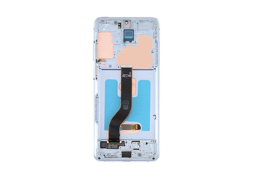 Samsung Galaxy S20 Plus OLED Screen Replacement Digitizer with Frame G985 / G986-Cloud Blue