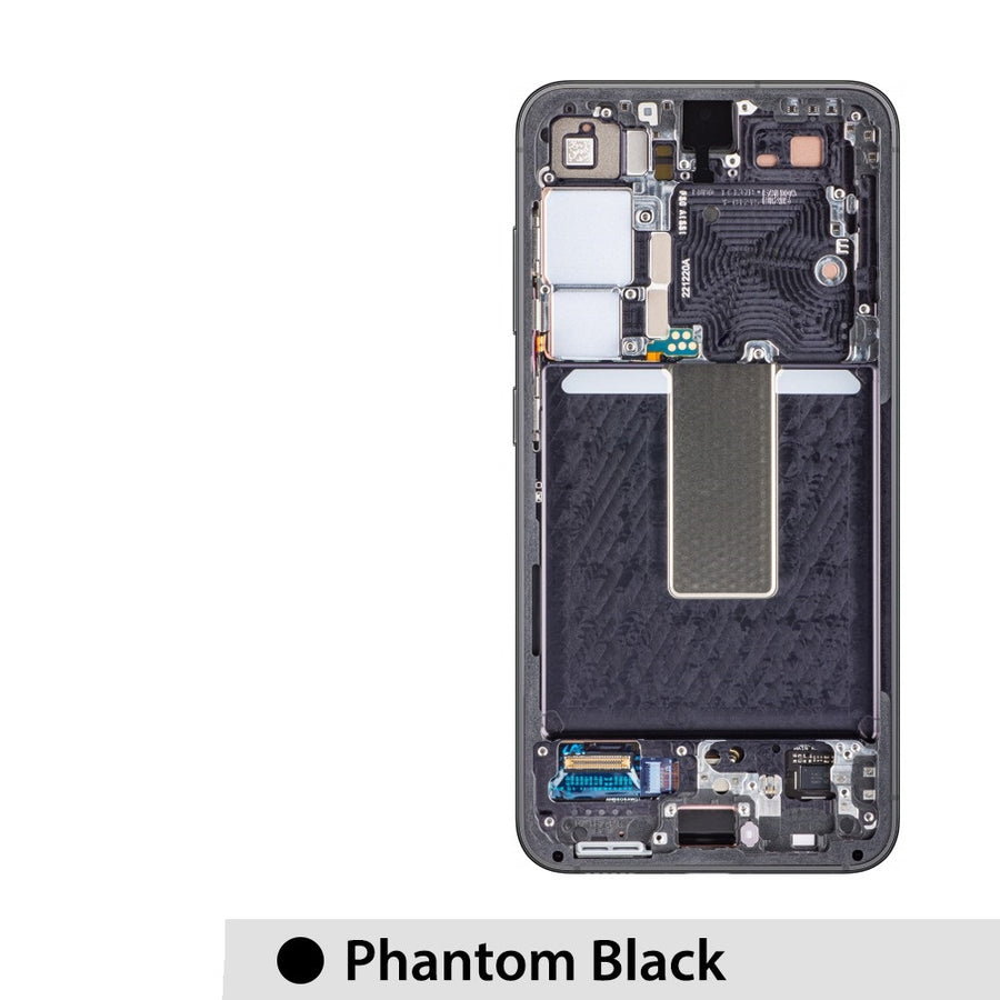 Samsung Galaxy S23 S911B OLED Screen Digitizer Replacement with Frame-Phantom Black