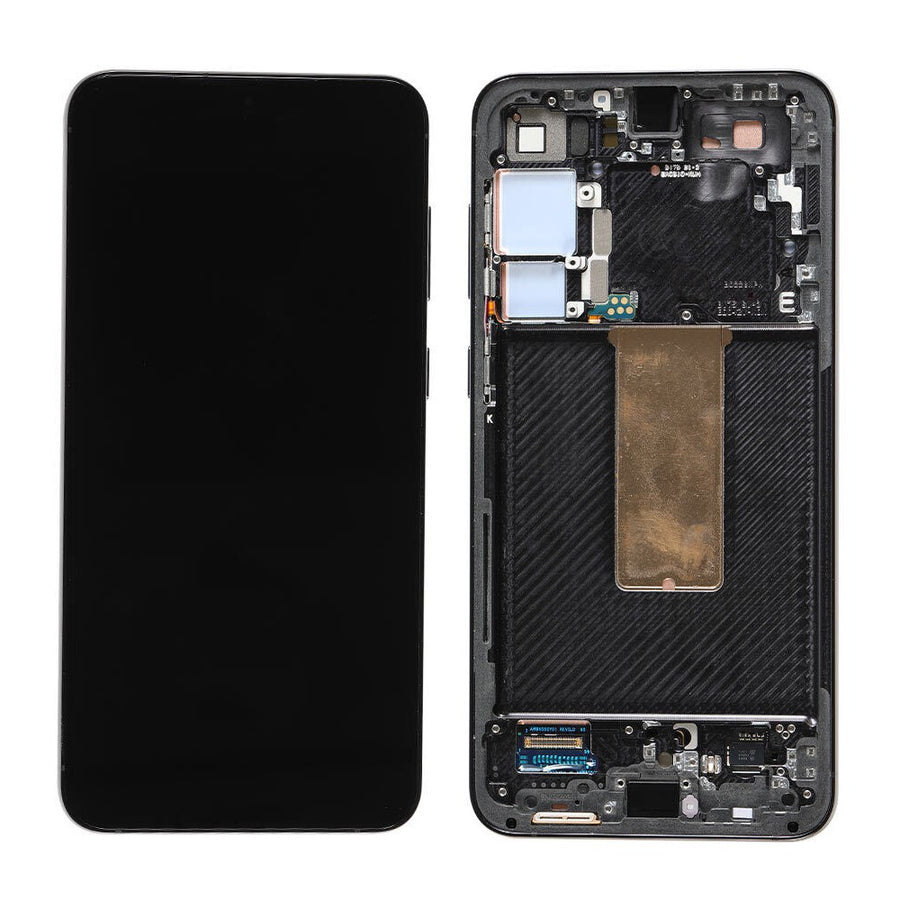 Samsung Galaxy S23 Plus S916B OLED Screen Digitizer Replacement with Frame-Phantom Black