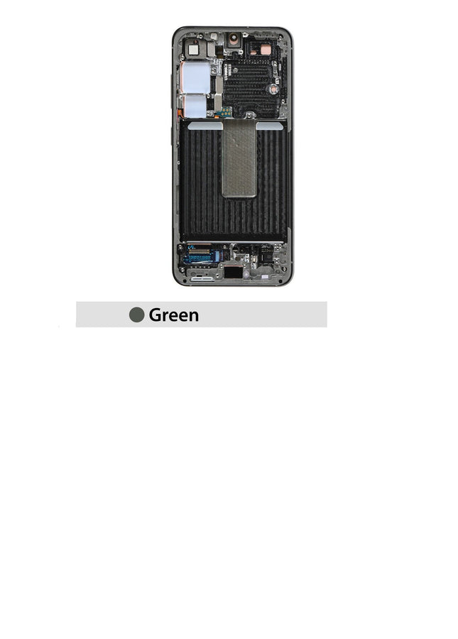 Samsung Galaxy S23 S911B OLED Screen Digitizer Replacement with Frame-Green