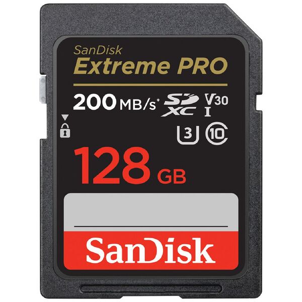 SanDisk 128GB Extreme Pro SDXC Memory Card