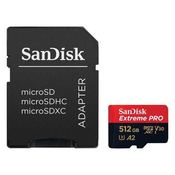 SanDisk 512GB Extreme Pro microSDXC Memory Card