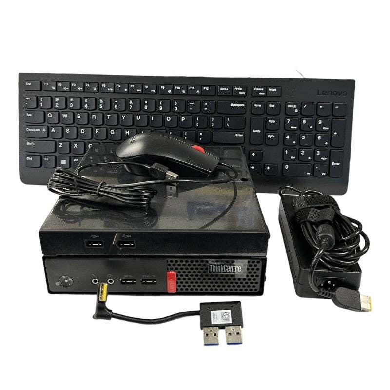 Lenovo ThinkCentre M710Q Mini Desktop PC I5 6400T SSD With Extension Box