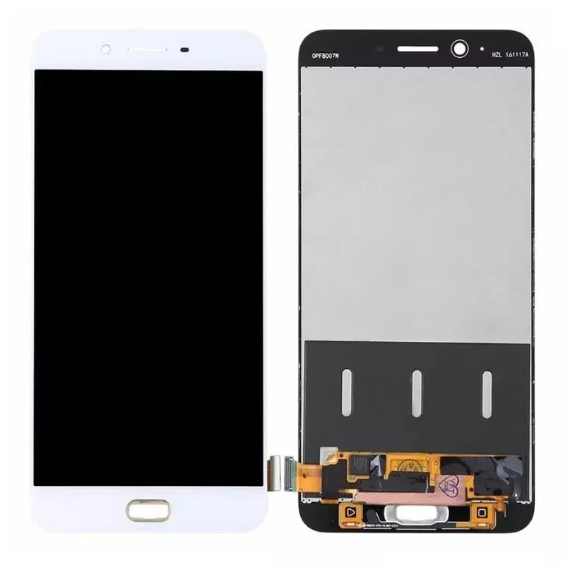 Oppo R9S Plus Compatible LCD Touch Screen Assembly - White and Black