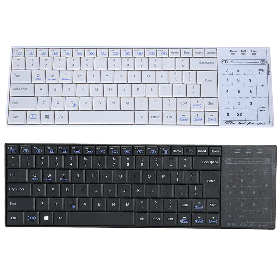BT 3.0 Mini Wireless Keyboard with Touchpad Mouse for Windows iOS Android