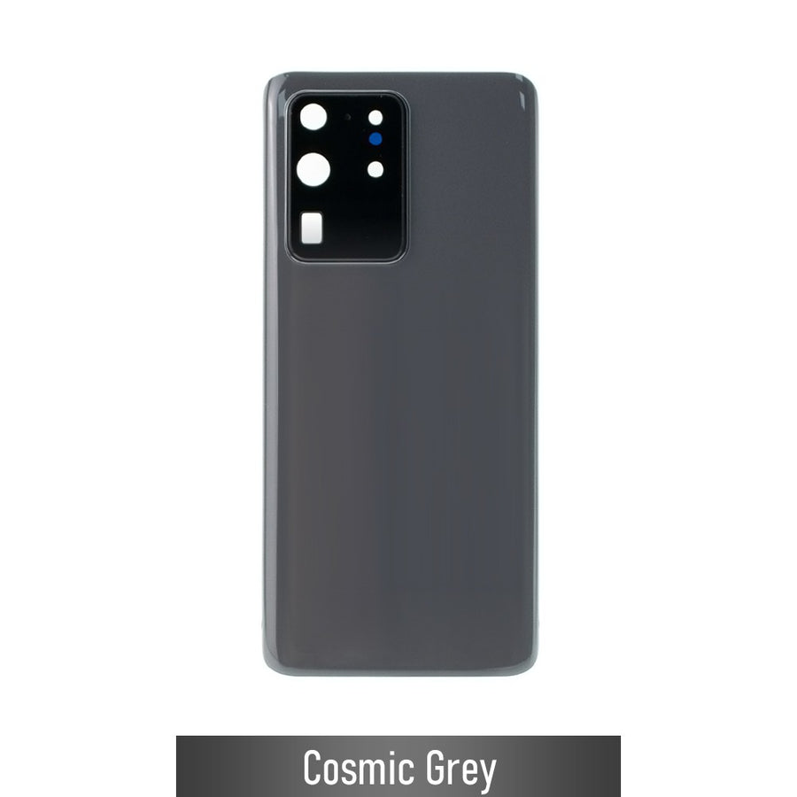 Red Rear Cover Glass For Samsung Galaxy S20 Ultra G988-Cosmic Grey