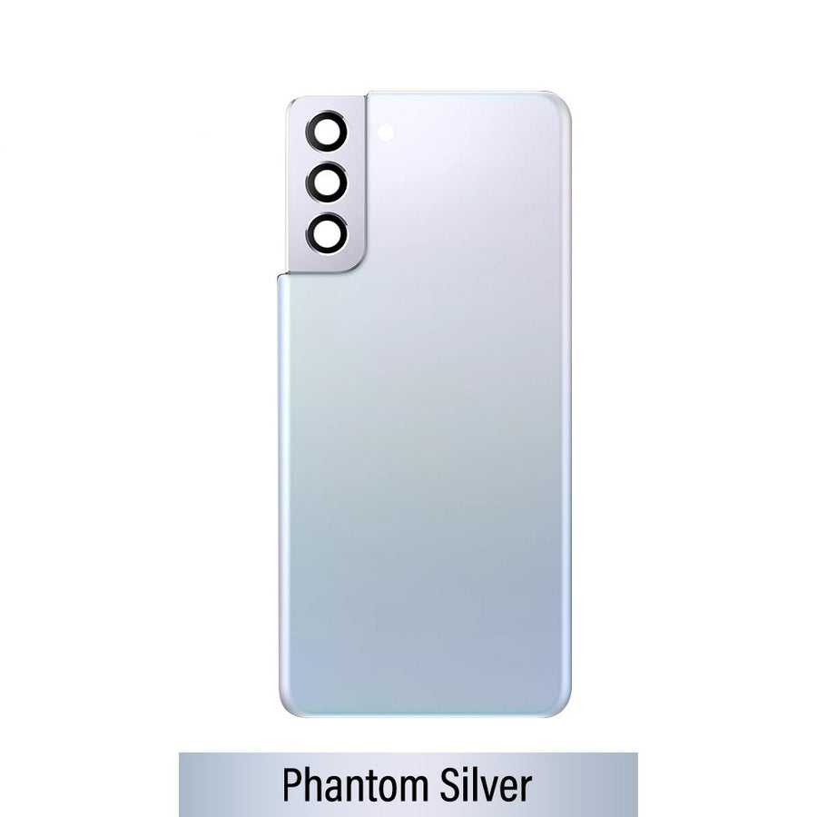 Brown Rear Cover Glass For Samsung Galaxy S21 Plus G996-Phantom Silver