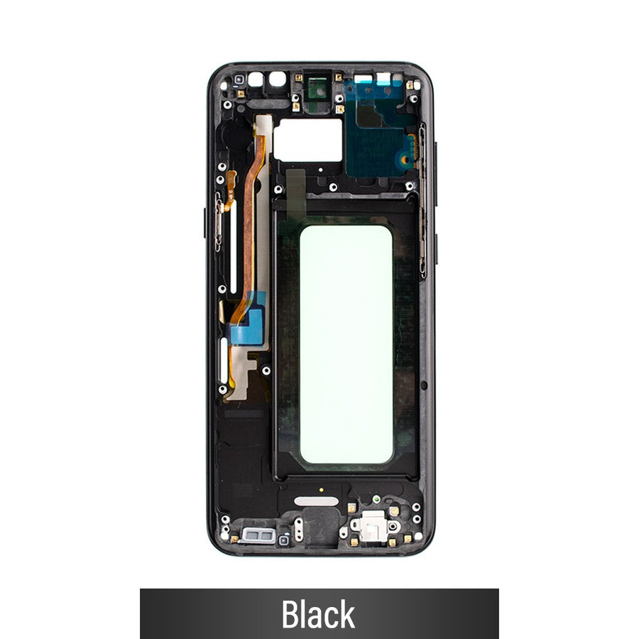 Chassis Mid Frame Cover Replacement Assembly for Samsung Galaxy S8 Plus G955F-Black