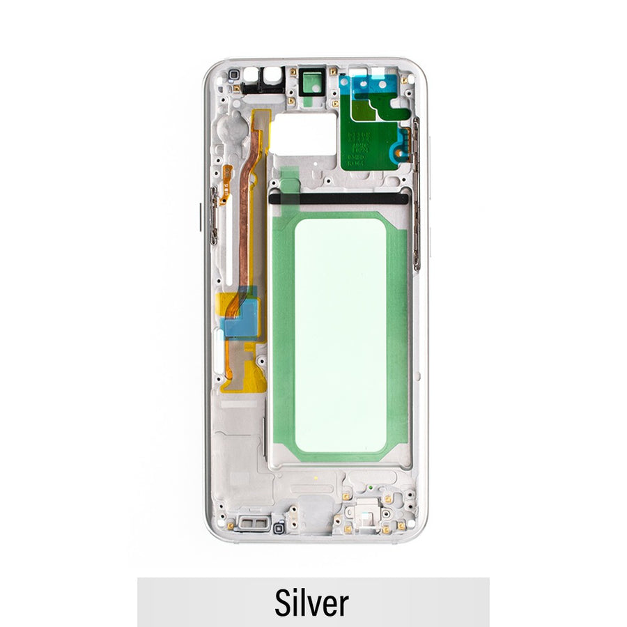 Chassis Mid Frame Cover Replacement Assembly for Samsung Galaxy S8 Plus G955F-Silver