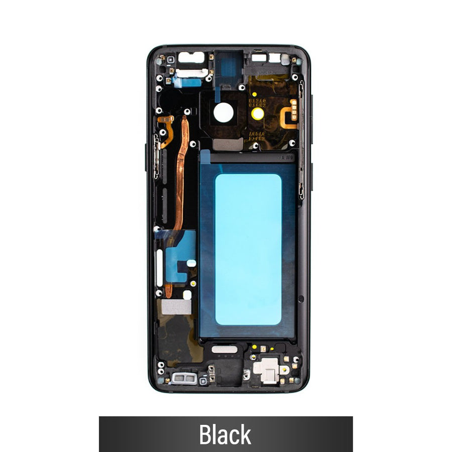 Chassis Mid Frame Cover Replacement Assembly for Samsung Galaxy S9 G960F-Black