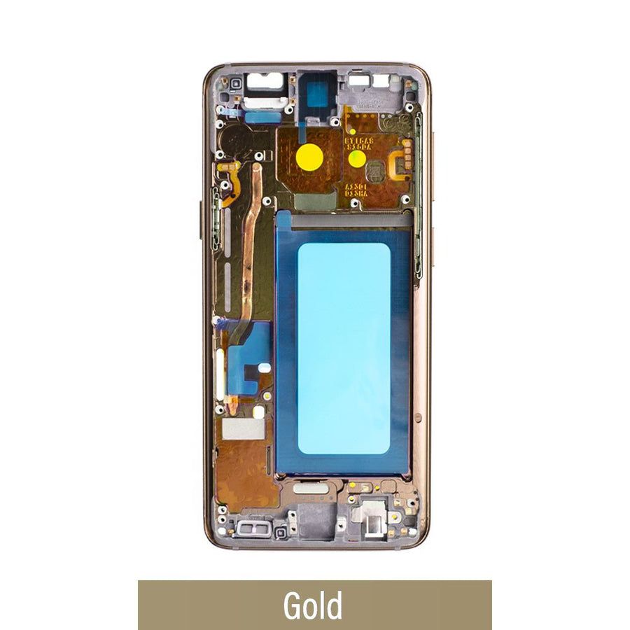 Chassis Mid Frame Cover Replacement Assembly for Samsung Galaxy S9 G960F-Gold