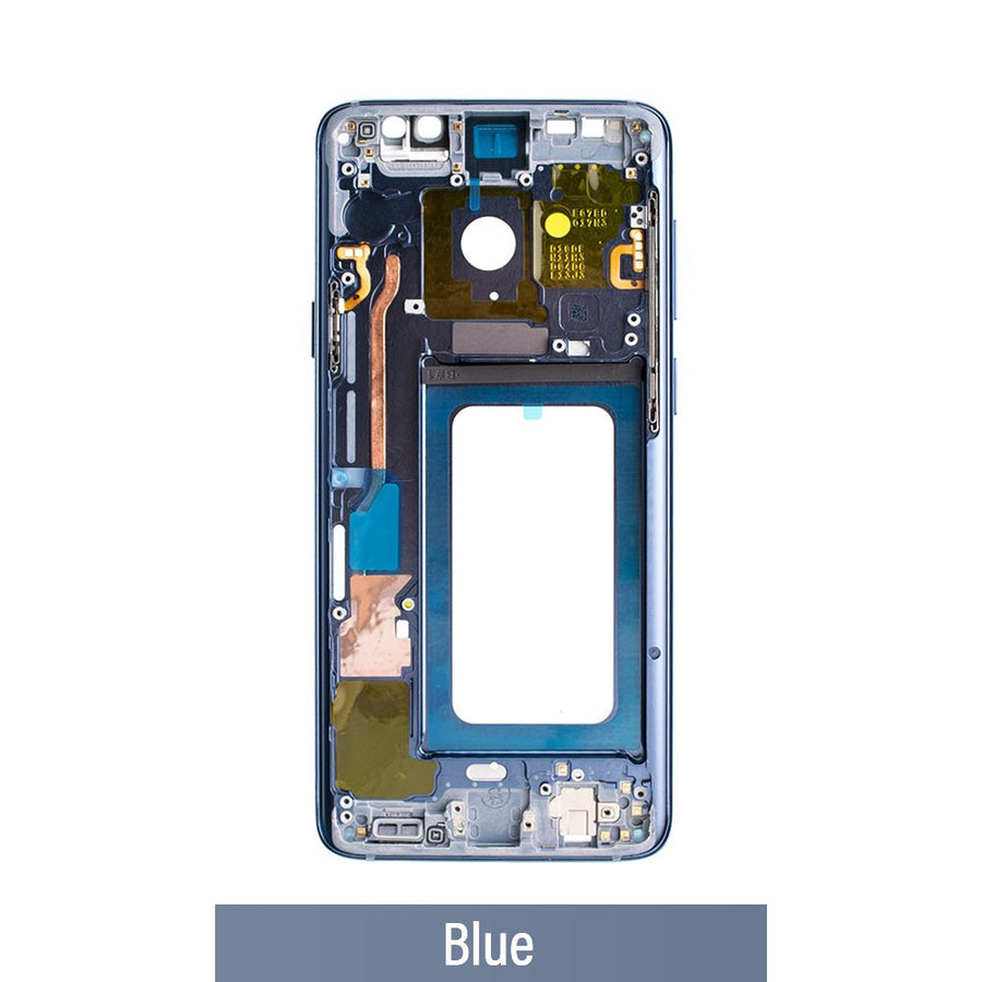 Chassis Mid Frame Cover Replacement Assembly for Samsung Galaxy S9 Plus G965F-Blue