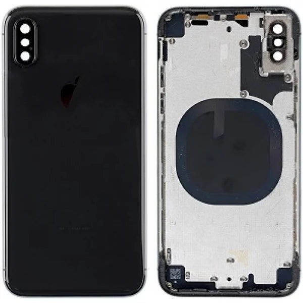 Rear Housing with Small Parts for iPhone X (PULL-A)-Space Gray
