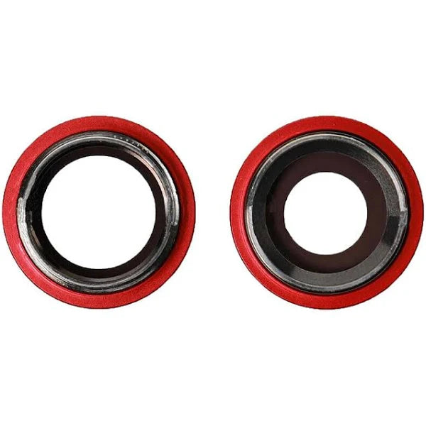 Rear Camera Lens with Bezel for iPhone 11-Red