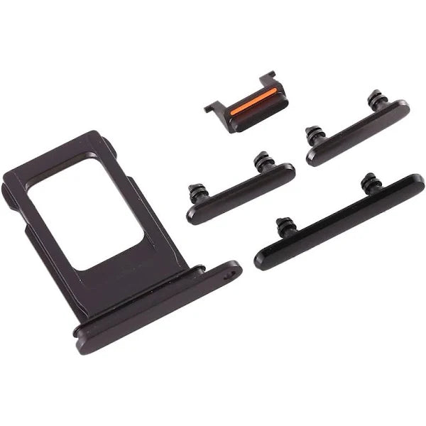 SIM Card Tray and Side Button for iPhone 11-Black