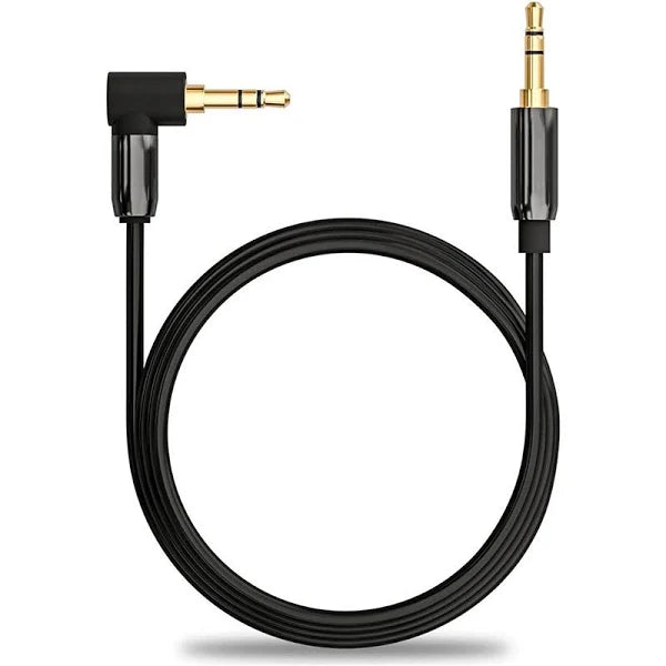 Lenyes AX88 Car Aux Cable Stereo 3.5 Mm Male To Male Gold Plated Aux Audio Cable Stereo Audio Cable For Smartphones, 1/2 Meter