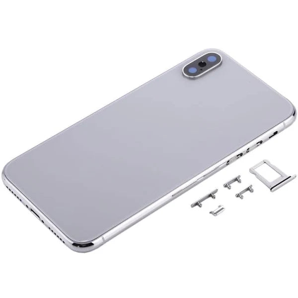 Rear Housing for iPhone X (NO LOGO)-Silver