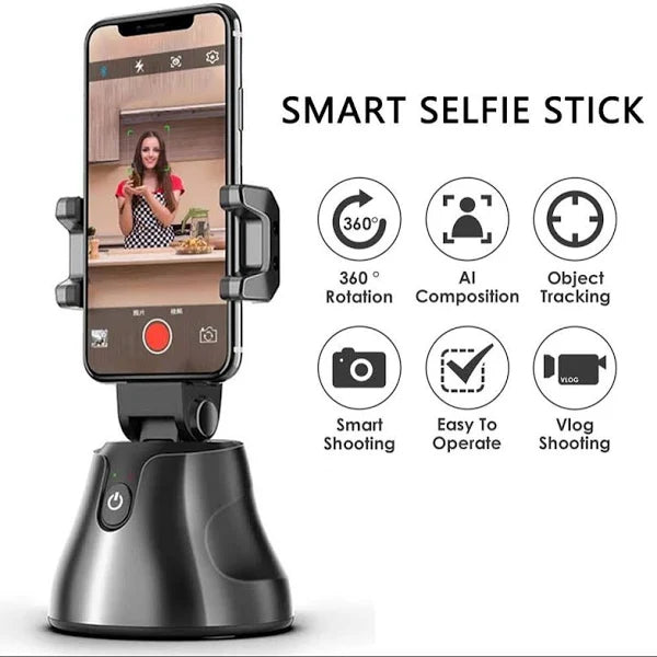 Apai Genie S1 Auto Smart Shooting 360 Degree Object Tracking Smart Phone Holder - Black