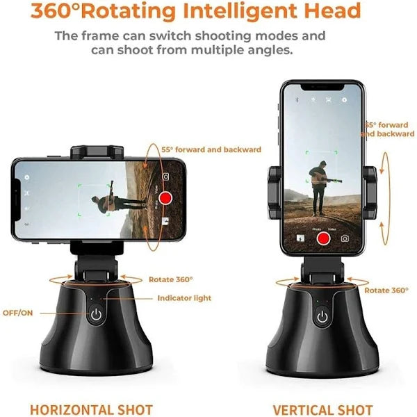 Apai Genie S1 Auto Smart Shooting 360 Degree Object Tracking Smart Phone Holder - Black