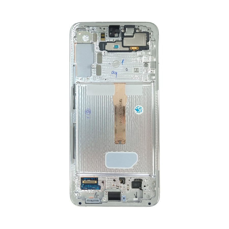 Samsung Galaxy S22 Plus 5G S906B OLED Screen Replacement Digitizer GH82-27500B/27501B (Gold)-White