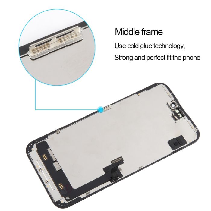 Brown Soft OLED Assembly for iPhone 15 Plus Screen Replacement