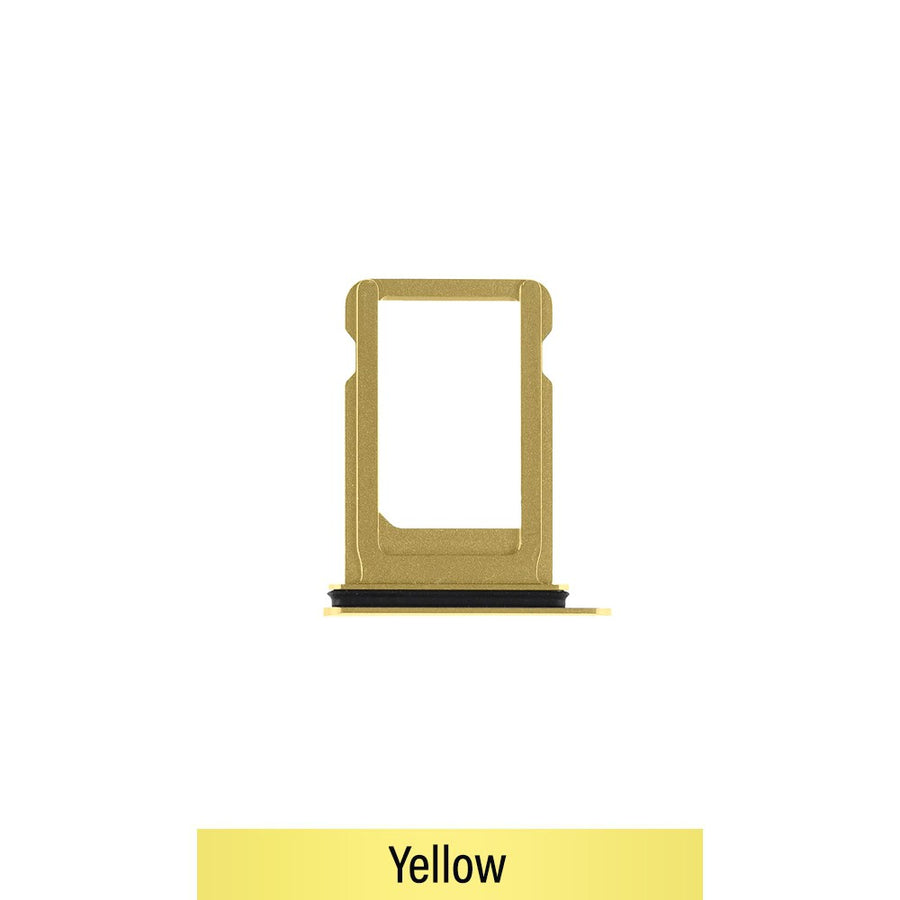 Dual SIM Card Tray for iPhone XR-Yellow (Not for AU)