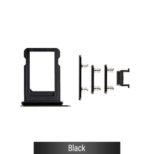 SIM Card Tray and Side Button for iPhone XR-Black