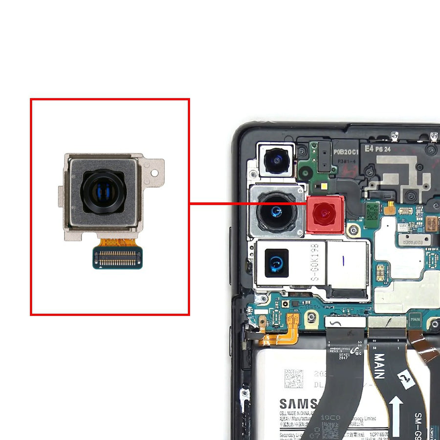 Rear Camera (Telephoto 10MP) for Samsung Galaxy S21 Ultra 5G G998B GH96-13969A (Gold)