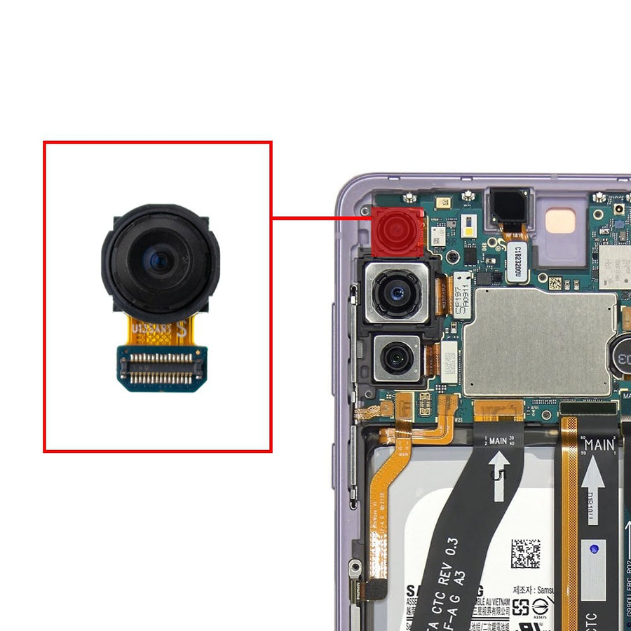 Rear Camera (12MP Ultra Wide) for Samsung Galaxy S21 FE 5G G990B (Purple)