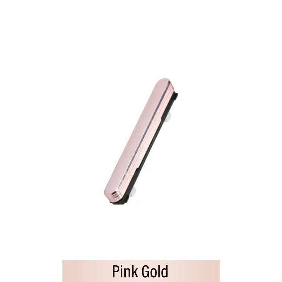 Volume Button for Samsung Galaxy S22 S901B / S22 Plus S906B GH98-47110D (Gold)-Pink Gold