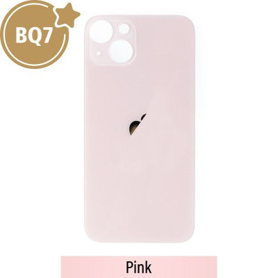 BQ7 Big Hole Rear Glass Replacement for iPhone 13-Pink