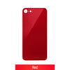 Rear Glass Replacement with Bigger Size Camera Cut-out for iPhone 8 (NO LOGO)-Red