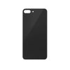 Rear Glass Replacement with Bigger Size Camera Hole Carving for iPhone 8 Plus (NO LOGO)-Black